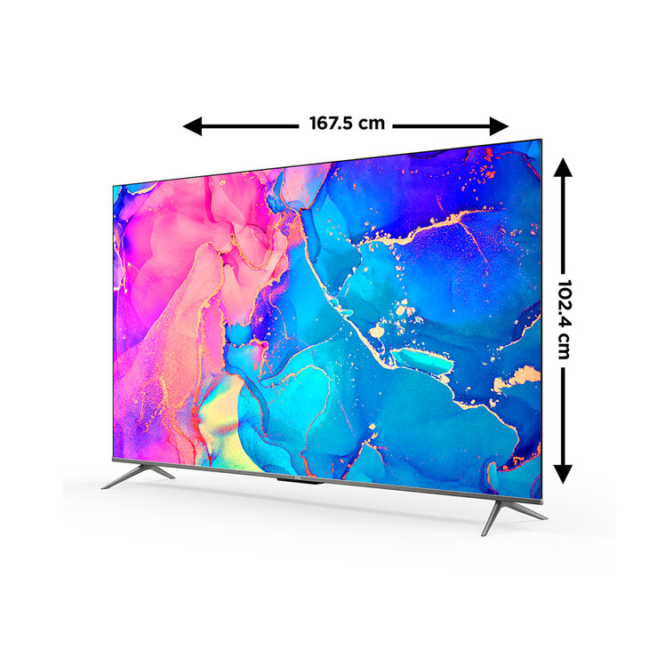 TCL Pantalla 75" QLED 4K UHD Smart TV — Imagen 3 de 4
