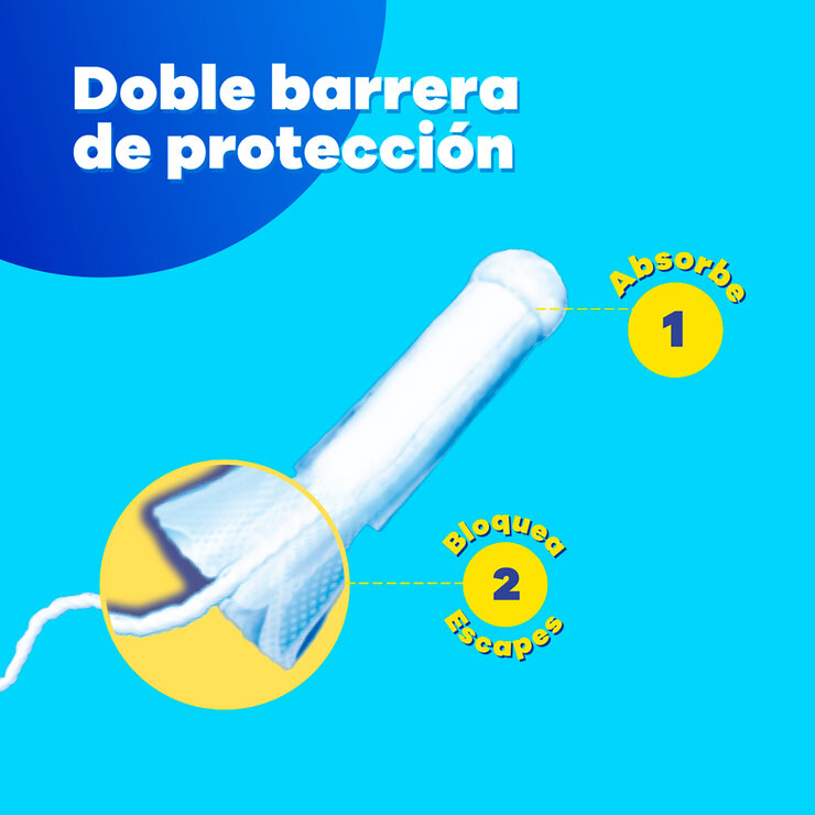 Tampax Super Plus Tampones con Aplicador 50 pzas — Imagen 2 de 4