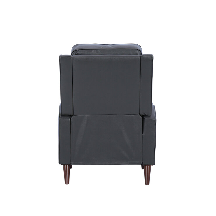 Montbrook Home, Dacun, Sillón Reclinable, Piel Genuina Color Gris — Imagen 2 de 4