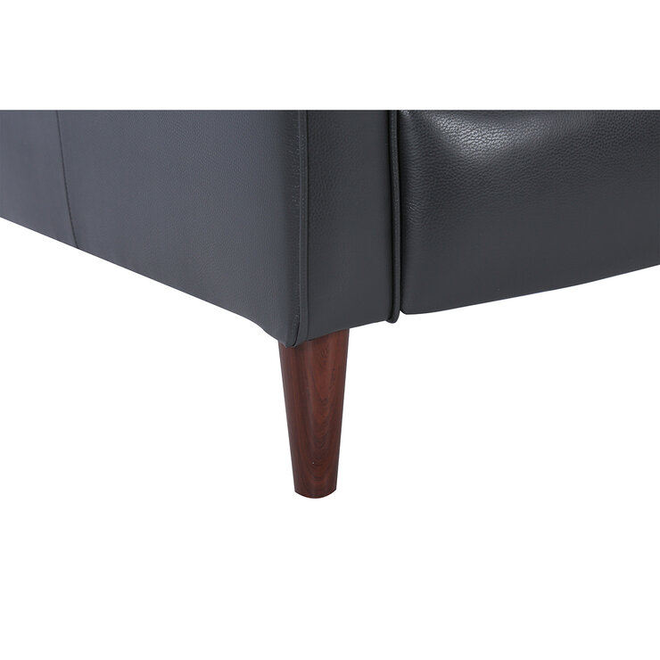 Montbrook Home, Dacun, Sillón Reclinable, Piel Genuina Color Gris — Imagen 3 de 4