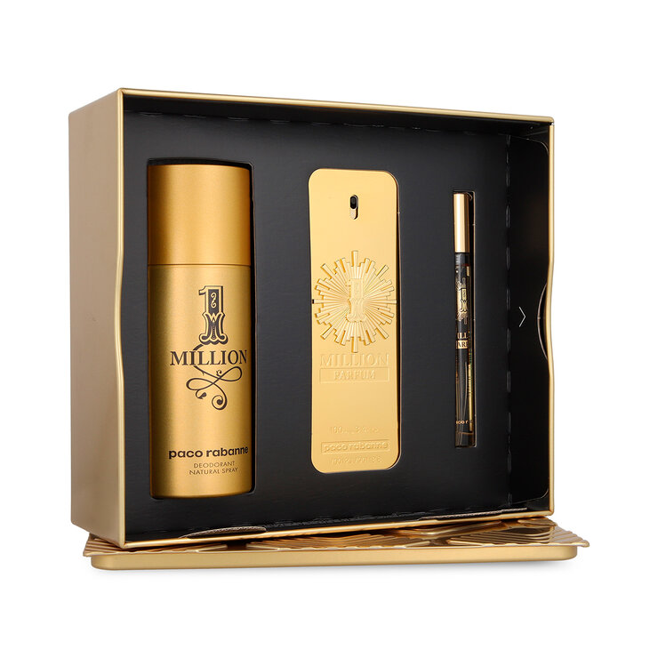 Paco Rabanne One Million Parfum Set 3 pzas — Imagen 3 de 3