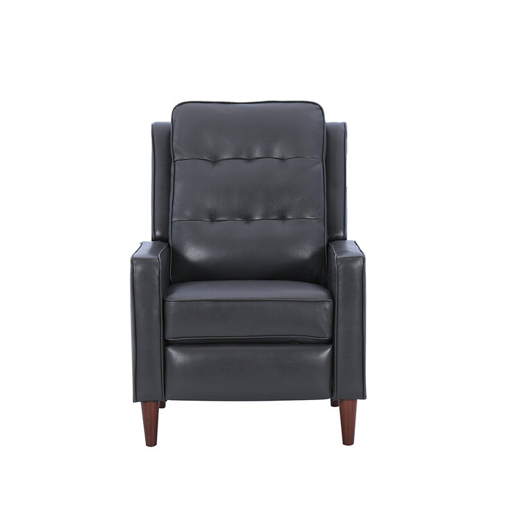 Montbrook Home, Dacun, Sillón Reclinable, Piel Genuina Color Gris — Imagen 4 de 4