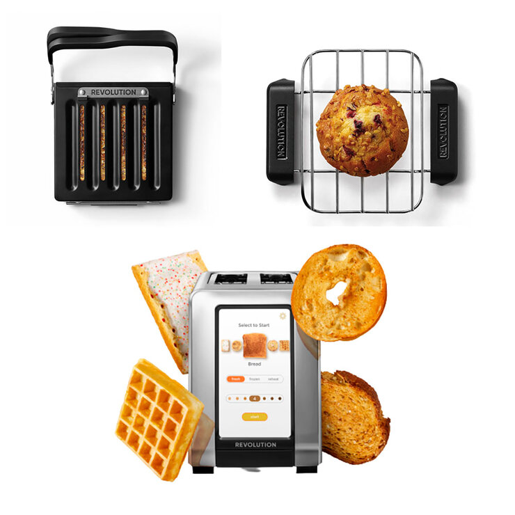 Revolution Cook R180, Kit Tostador + Prensa Para Panini + Parrilla Para Calentar — Imagen 1 de 4