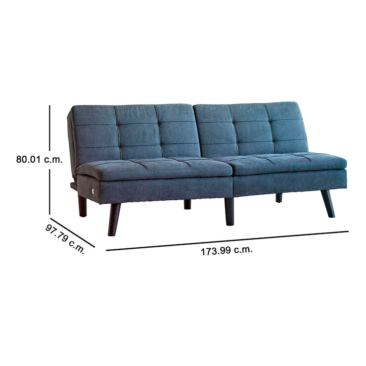 Coaster, Tunez, Sofa Cama, Color Gris — Imagen 3 de 4