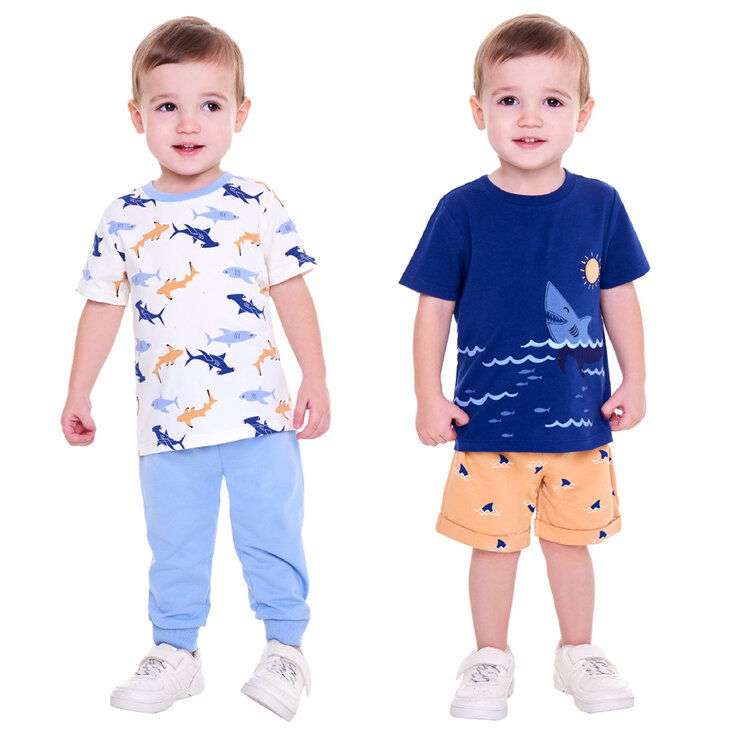 Pekkle Conjunto 4 piezas para Niños y Niñas Varias Tallas y Colores — Imagen 2 de 4