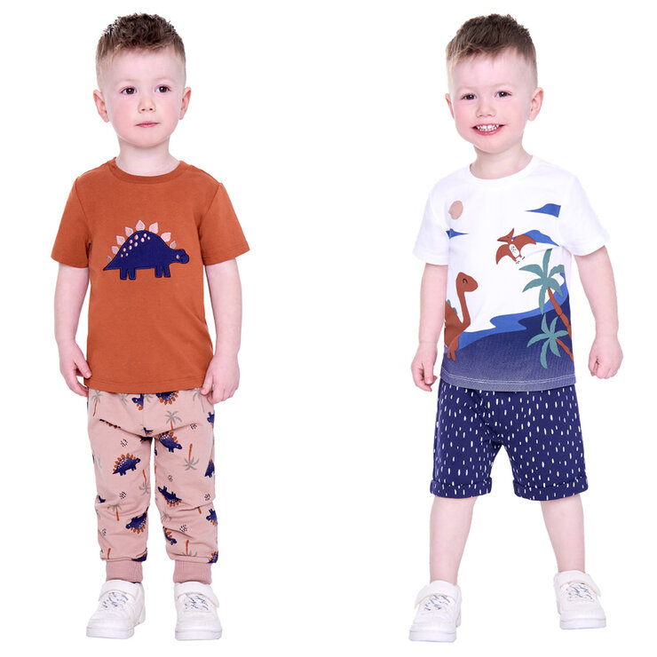 Pekkle Conjunto 4 piezas para Niños y Niñas Varias Tallas y Colores — Imagen 3 de 4