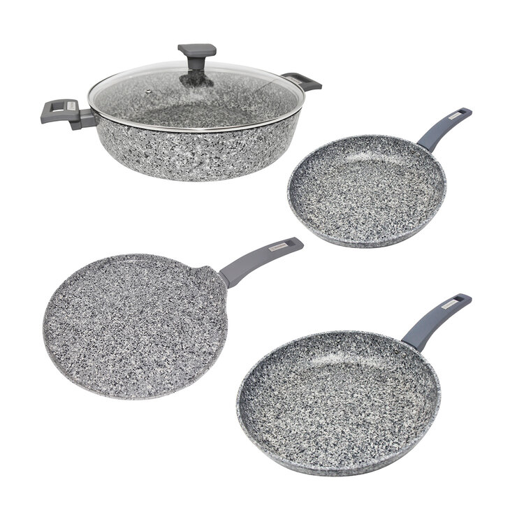 Westinghouse Batería de Cocina Gris Granito de 4 piezas — Imagen 2 de 4