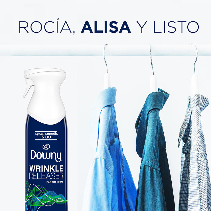 Downy Wrinkle Releaser Spray Eliminador de Arrugas para Ropa 2 pzas de 275 ml — Imagen 2 de 4