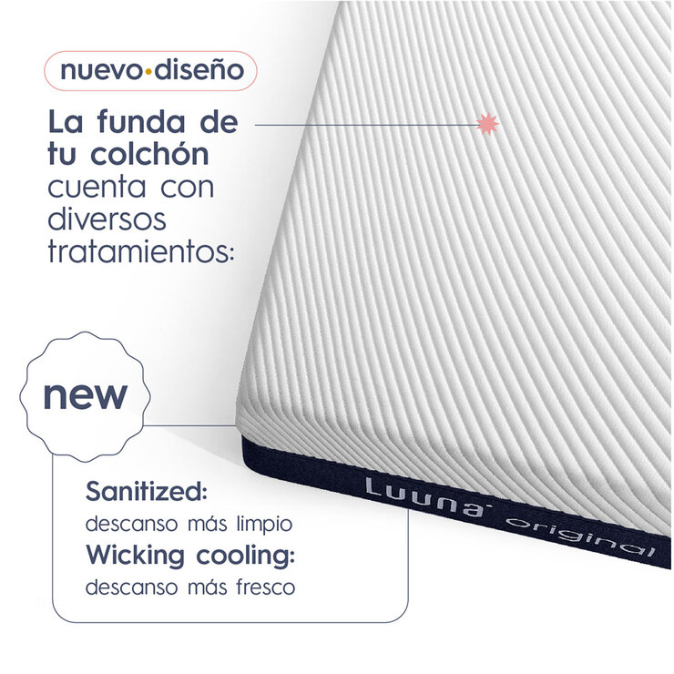 Luuna Colchón Original Memory Foam, King — Imagen 4 de 4