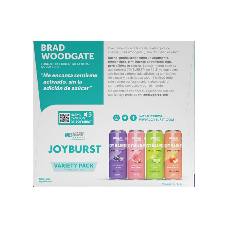 Joyburst Bebida Energética 12 latas de 355 ml — Imagen 3 de 4