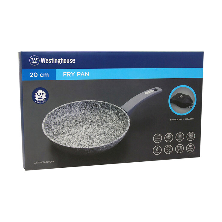 Westinghouse Sartén Anti-Adherente de Mármol Granizado Gris Granito 20cm — Imagen 4 de 4