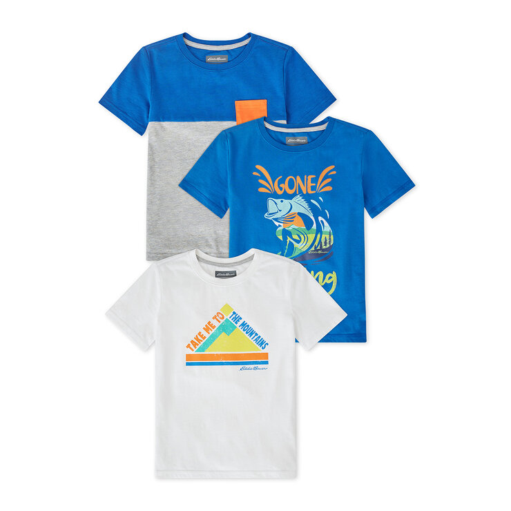 Eddie Bauer Playera 3 piezas para Niños o Niñas Varias Tallas y Colores — Imagen 3 de 4