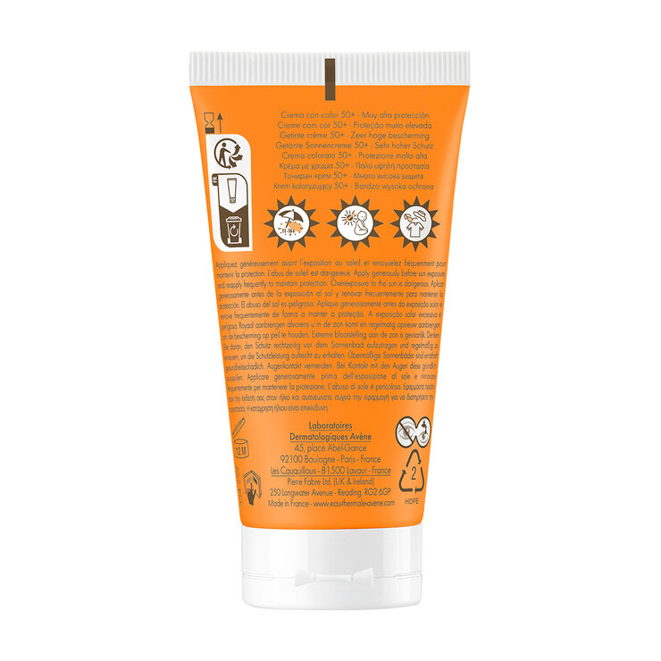 Avène Crema Fotoprotectora con Color FPS50+ 50 ml — Imagen 2 de 3
