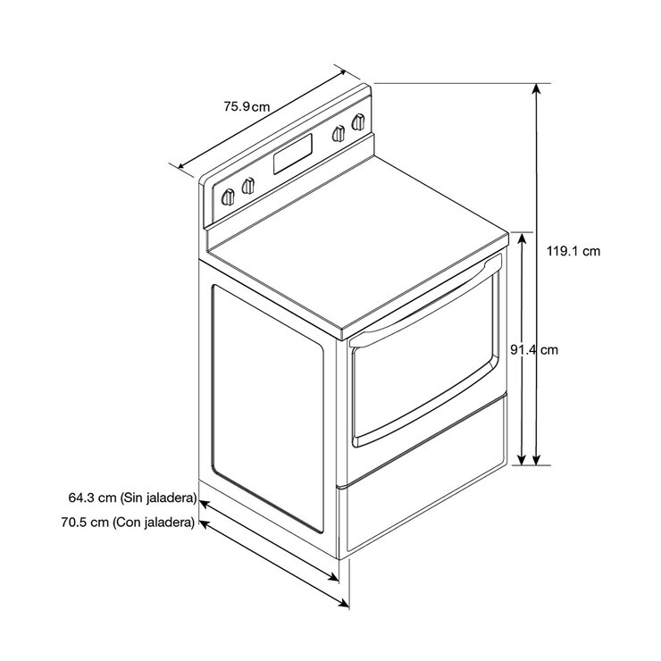 Maytag Estufa de piso 30" — Imagen 3 de 3