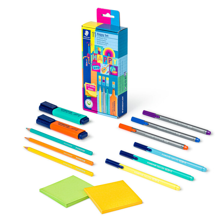 Staedtler Happy Set con 11 Piezas y Notas Autoadheribles — Imagen 3 de 3
