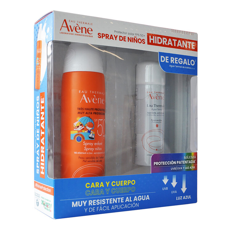 Kit Avene Spray Niños FPS50+,  Agua Termal Avene — Imagen 3 de 3