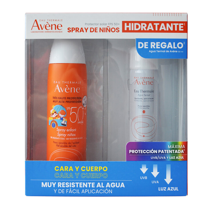 Kit Avene Spray Niños FPS50+,  Agua Termal Avene — Imagen 1 de 3