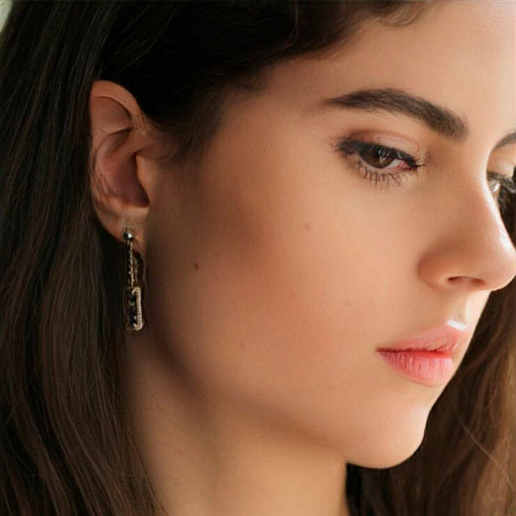 CLIO BLUE ARETES ESLABON .MX (MAYFER) — Imagen 3 de 4