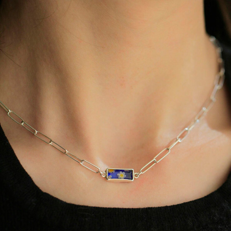 Clio Blue, Collar con Dije de Murano — Imagen 2 de 3
