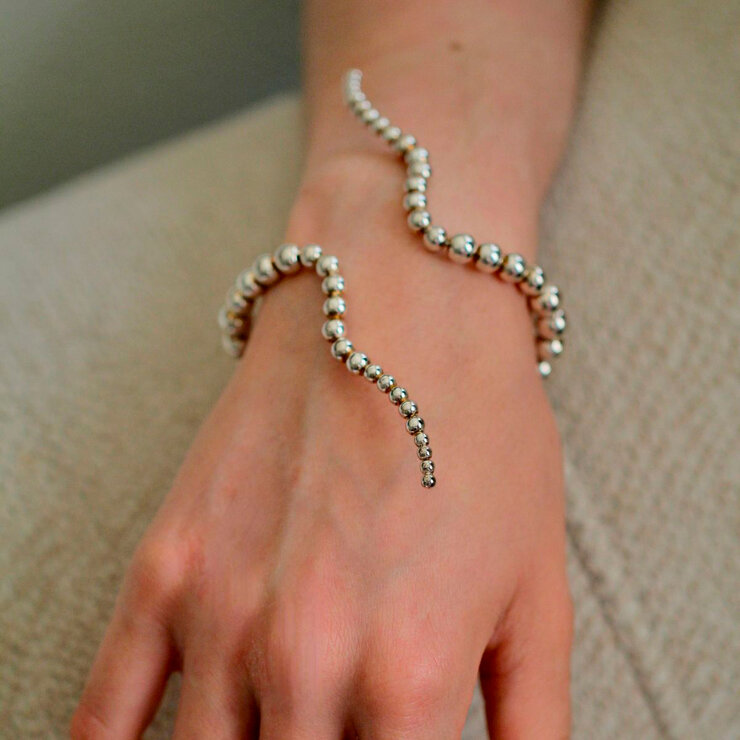 Clio Blue, Pulsera Tipo Cuff, Plata .925 — Imagen 2 de 4