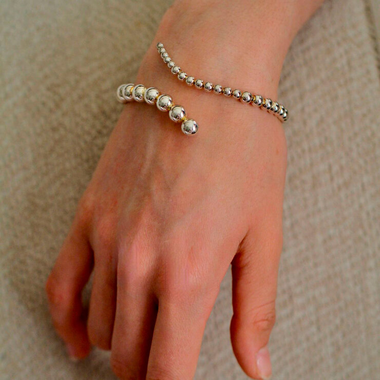 Clio Blue París, Pulsera Envolvente, Plata .925 — Imagen 3 de 4