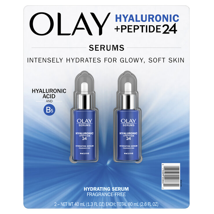 Olay Hyaluronic + Peptide 24 Suero Facial Hidratante  — Imagen 1 de 4