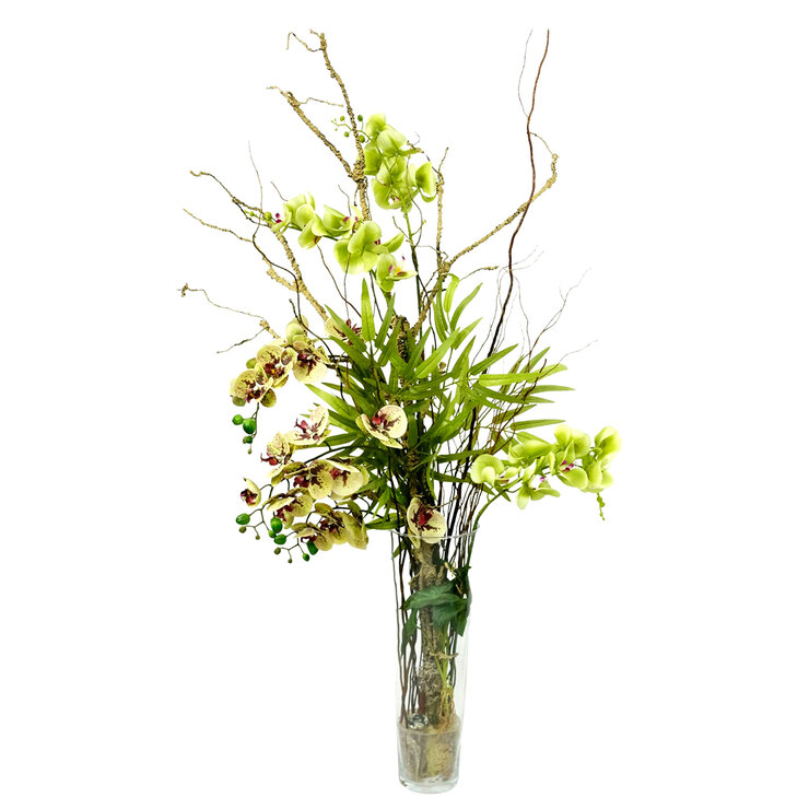 Zazh Arreglo Floral Artificial de Orquideas Varios Colores — Imagen 1 de 2