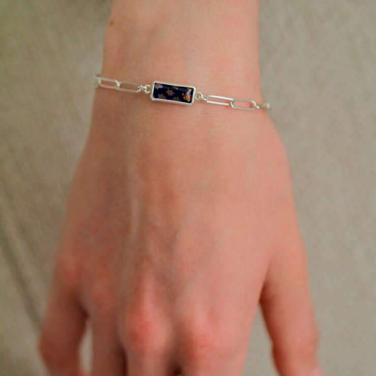 Clio Blue, Pulsera con Piedra de Murano — Imagen 2 de 3