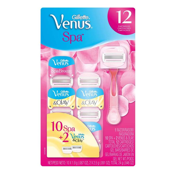 Gillette Venus Spa Rastrillo con 12 Cartuchos — Imagen 1 de 4