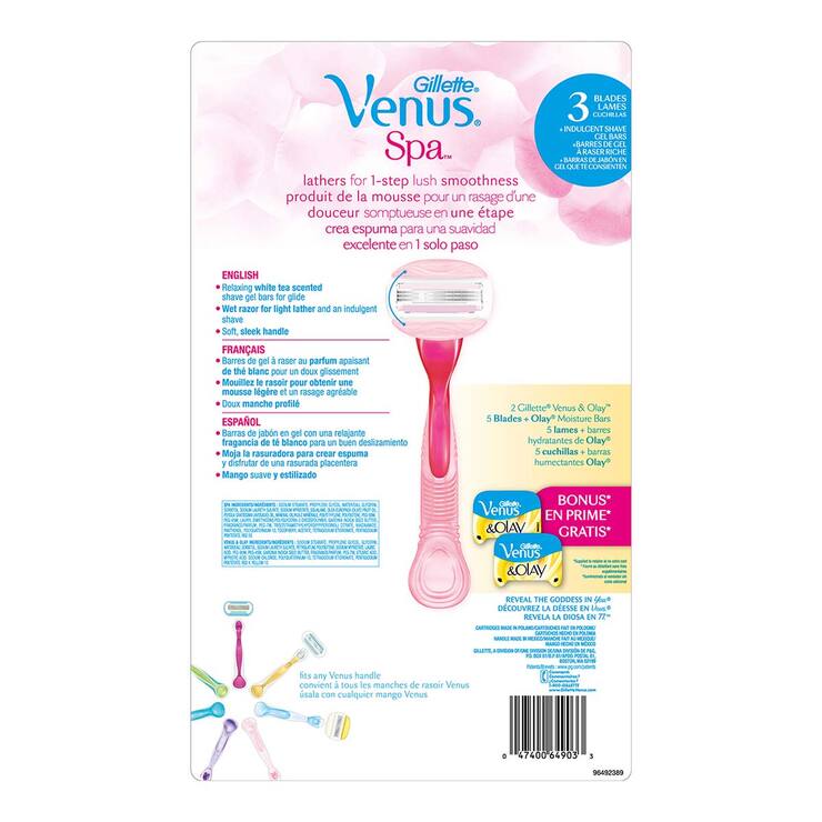 Gillette Venus Spa Rastrillo con 12 Cartuchos — Imagen 3 de 4
