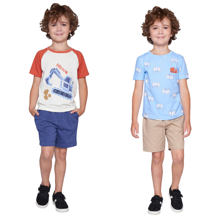 Pekkle Conjunto 4 piezas para Niños y Niñas Varias Tallas y Colores — Imagen 3 de 4