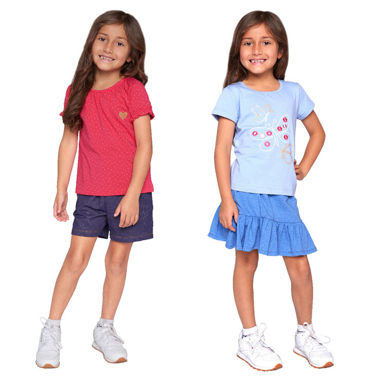 Pekkle Conjunto 4 piezas para Niños y Niñas Varias Tallas y Colores — Imagen 4 de 4