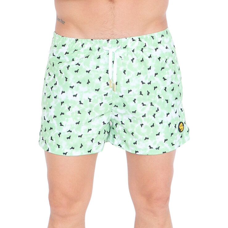 Ocean Slave, Traje de Baño con Jareta, Modelo Spring Green, para Caballero en Varias Tallas — Imagen 2 de 2