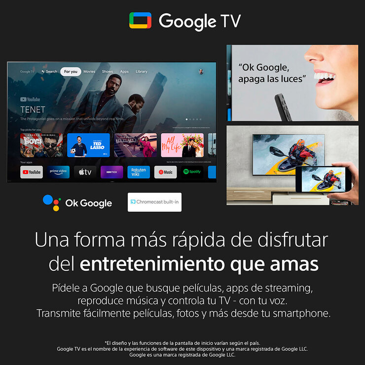 Sony Pantalla 75" 4K UHD Smart TV  — Imagen 2 de 4