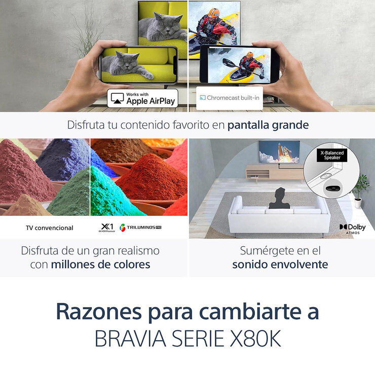 Sony Pantalla 75" 4K UHD Smart TV  — Imagen 4 de 4