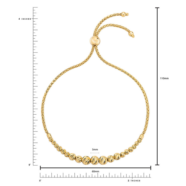 Pulsera, Oro Italiano de 14K — Imagen 4 de 4