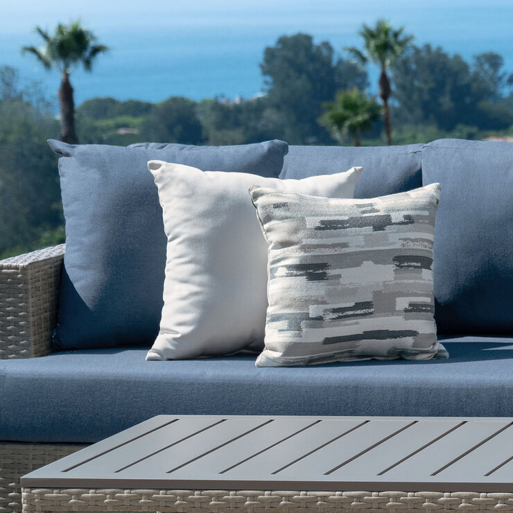 Abbyson, Sala para Jardin Belmont de 7 Piezas, Azul — Imagen 2 de 4