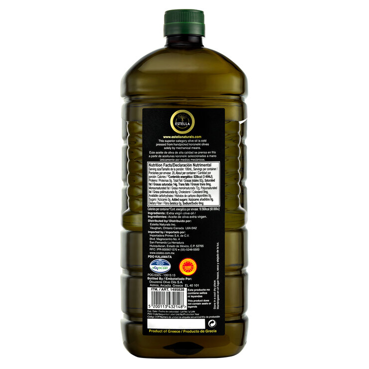 Estella  Greek Aceite de Oliva Extra Virgen  2 l — Imagen 2 de 2