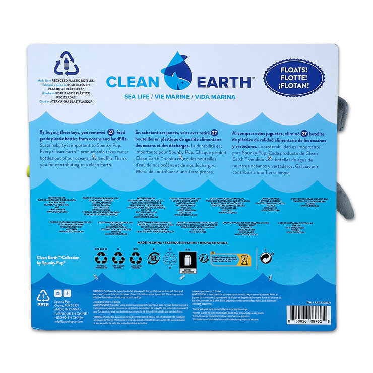 Clean Earth Spunky Pup Juquete para perro 3 pzas — Imagen 2 de 2