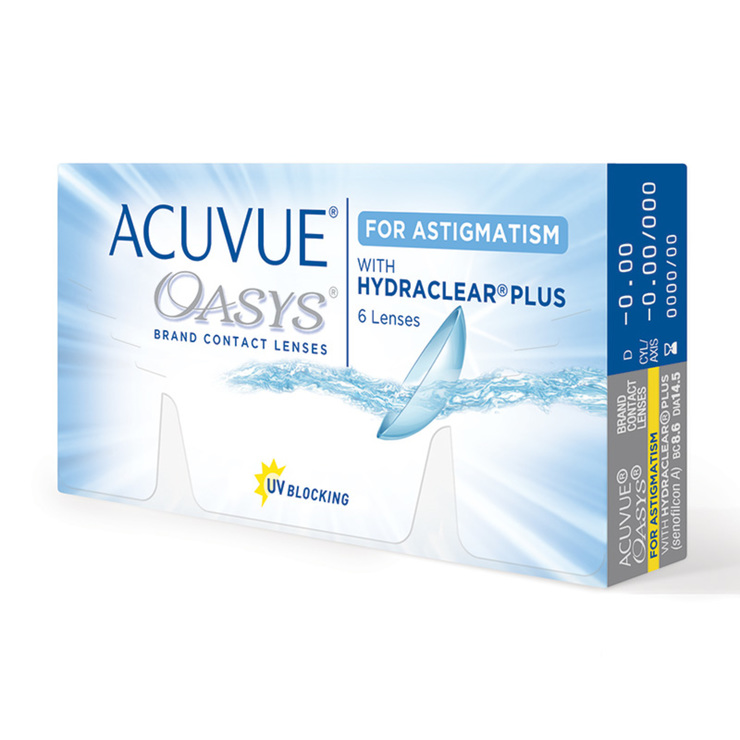 ACUVUE OASYS® Lente de Contacto con HYDRACLEAR Plus® para Astigmatismo