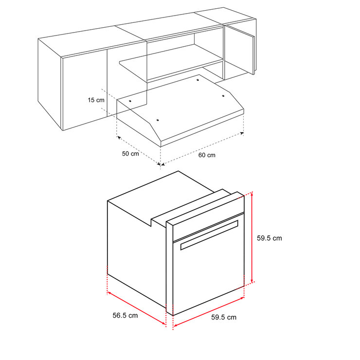 Teka Combo horno, parrilla y campana 90cm — Imagen 4 de 4