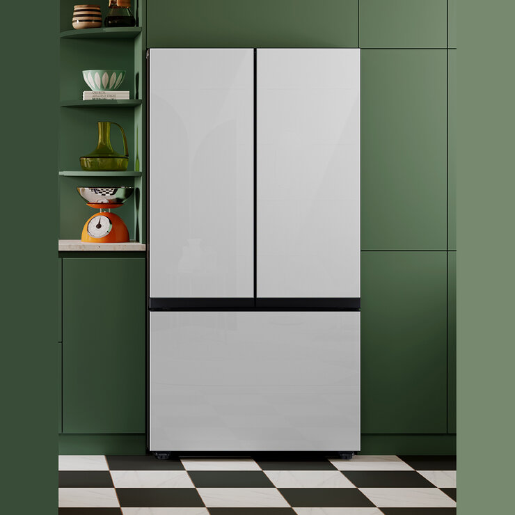 Samsung Refrigerador 30' Bespoke con paneles blancos — Imagen 3 de 4
