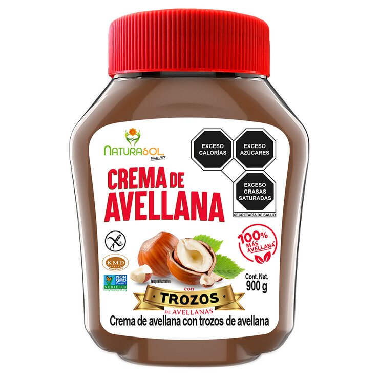 Naturasol Crema de Avellana con Trozos 900 g — Imagen 1 de 3
