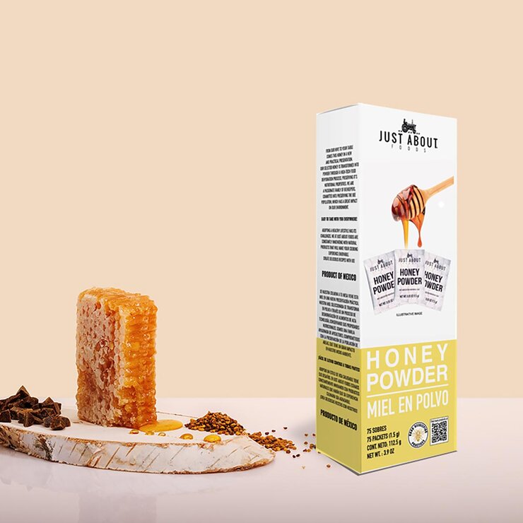Just About Foods Miel en Polvo 75 sobres — Imagen 2 de 3