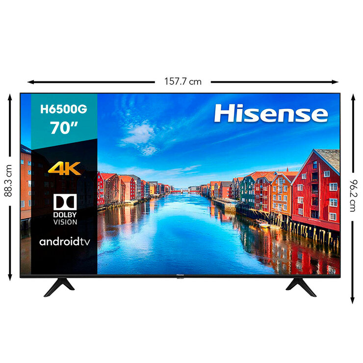 Hisense Pantalla 70"  4K UHD Smart TV  — Imagen 1 de 4