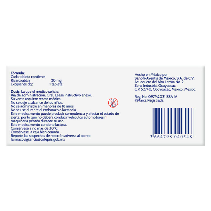 Loventrax 28 Tabletas 20 mg — Imagen 2 de 4