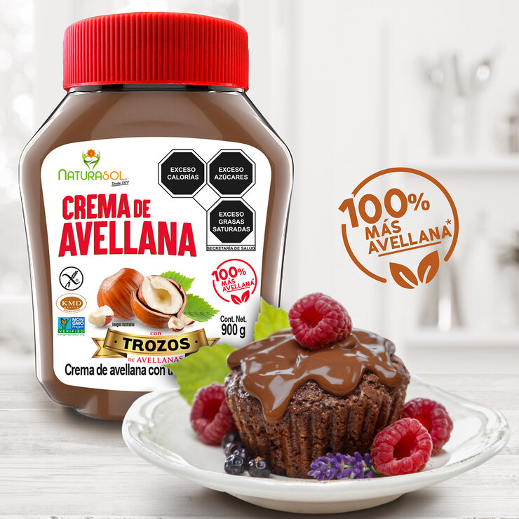 Naturasol Crema de Avellana con Trozos 900 g — Imagen 3 de 3