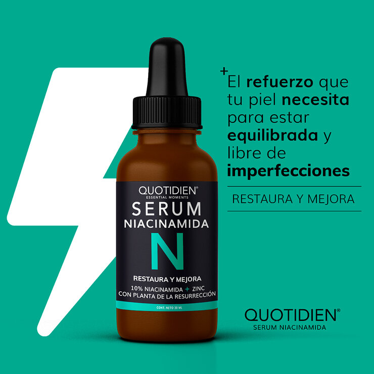 Quotidien Serum Facial con Niacinamida 30 ml — Imagen 4 de 4