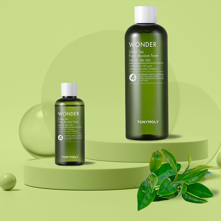 Tony Moly Wonder Tónico Facial de Té Verde 2 pzas — Imagen 4 de 4