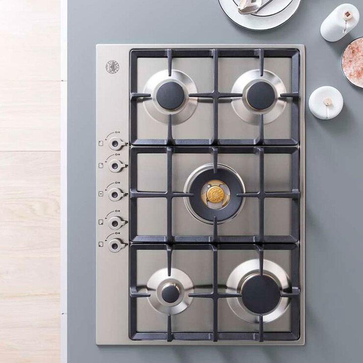 Parrilla de Gas 90cm con 5 quemadores Bertazzoni — Imagen 2 de 4